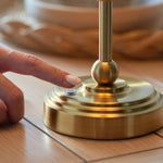 Burley Portable Table Lamp Base | Aged Brass