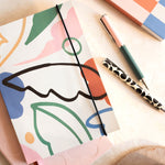 Abstract Geo Boxed Ballpoint Pen