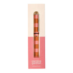 Boxed Stripe Ballpoint Pen | Orange & Pink