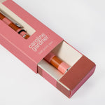 Boxed Stripe Ballpoint Pen | Orange & Pink