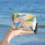 Confetti Hearts Mini Cube Cosmetic Bag