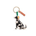 Mono Bloom Labrador Dog Keyring