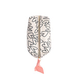 Mono Outline Hearts Cube Cosmetic Bag | Mini