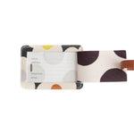 Multi Flower Luggage Tag | Charcoal