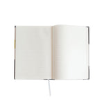 Multi Flower Slim Hardback Notebook | Charcoal
