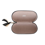 Multi Flower Zip Around Glasses Case | Charcoal