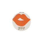 Round Red Lips Pocket Mirror
