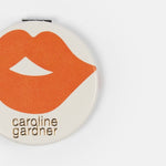 Round Red Lips Pocket Mirror