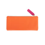 Vegan Leather Pencil Case | Take Note | Orange