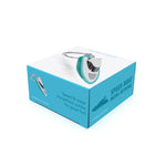 3D White Speed Boat Keyring