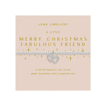 Christmas A Little 'Merry Christmas Fabulous Friend' Bracelet | Silver Plated