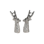 Stag Salt & Pepper Set | Silver