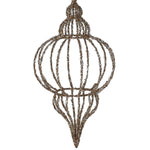 Hanging LED Finial Christmas Tree Decoration | Gold