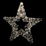 Hanging LED Star Decoration | Gold Iron | 55cm