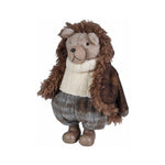 Standing Festive Tweed Bear Figurine | 40cm