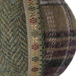 Verdant Plaid Christmas Tree Bauble | Green | 8cm