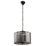 Clooney Bevelled Pendant Light | Slate Grey | Small