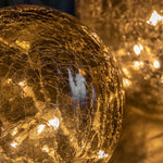 Crackle Globe Lights | Smoke | Set of 3