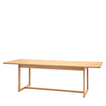 Craft Oak Extending Rectangular Dining Table | Natural