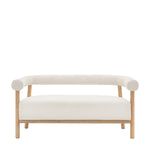 Acera Boucle Curve Sofa | Cream