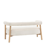 Acera Boucle Curve Sofa | Cream