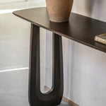 Arc Retro Console Table | Walnut Mango Wood