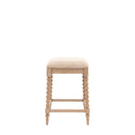 Artisan Bobbin Bar Stool | Limewashed Oak