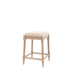 Artisan Bobbin Bar Stool | Limewashed Oak