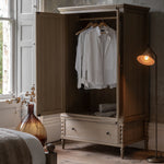 Artisan Bobbin Wardrobe | Limewashed Oak