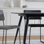Astley Rectangular Dining Table | Black