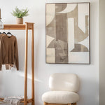 'Betong' Abstract Framed Canvas | 120cm