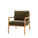 Cortona Retro Armchair | Moss Green