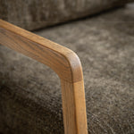 Cortona Retro Armchair | Moss Green