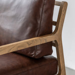 Cortona Retro Leather Armchair | Antique Brown
