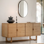 Craft 4 Door Oak Sideboard | Natural