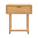 Craft Bedside Table with Drawer | Natural Oak