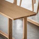 Craft Oak Dining Bench | Natural