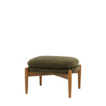 Datsun Boucle Footstool | Green