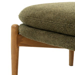 Datsun Boucle Footstool | Green