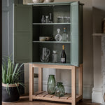Eton Farmhouse 2 Door Cupboard | Moss