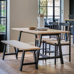 Eton Farmhouse Trestle Table | Meteor