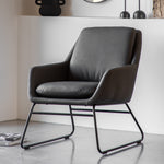 Funton Retro Chair | Charcoal