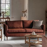 Gateford Upholstered 3 Seat Sofa | Rust