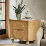 Geo Retro 2 Door Sideboard | Natural