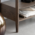 Hatfield Open Wardrobe | Smoked Oak