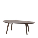Hatfield Oval Coffee Table | Smoked Oak