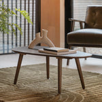 Hatfield Oval Coffee Table | Smoked Oak
