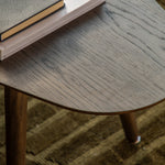 Hatfield Oval Coffee Table | Smoked Oak