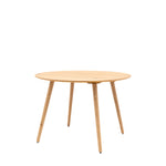 Hatfield Round Dining Table | Natural Oak