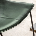 Hawking Vegan Leather Lounge Chair | Green